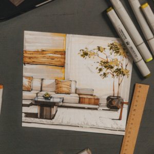 Basics of interior sketching